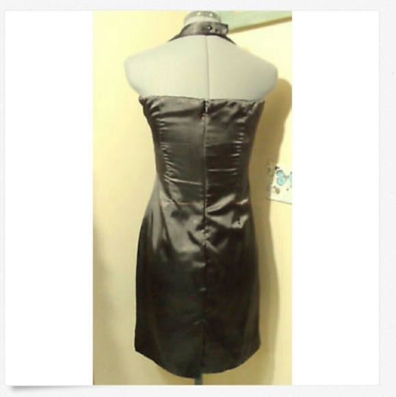 STUDIO Y Formal Dress 3/4 BROWN empire waist Halte - Picture 6 of 7
